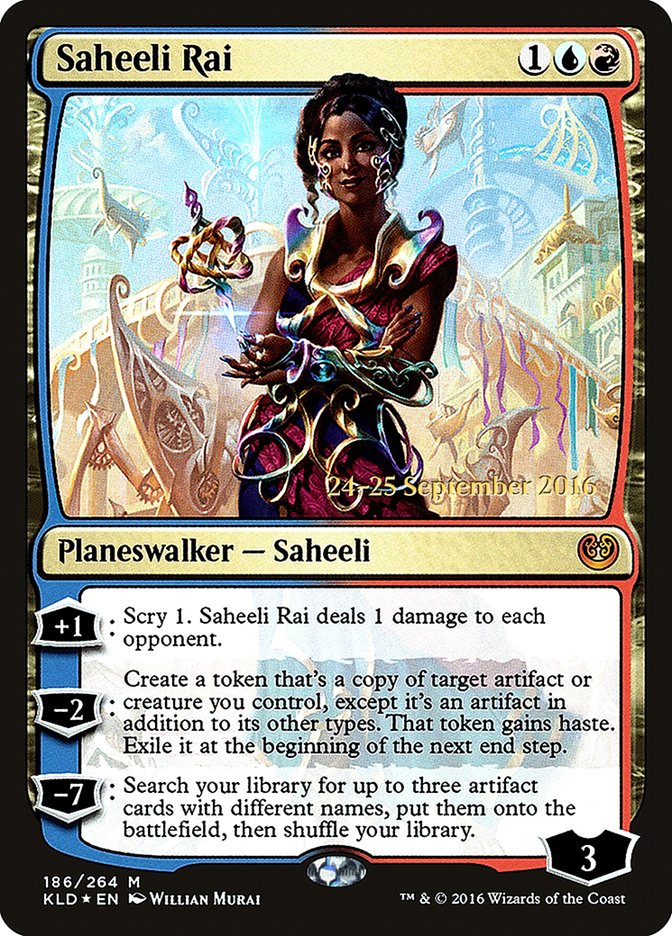 Saheeli Rai [Kaladesh Prerelease Promos] | Galaxy Games LLC