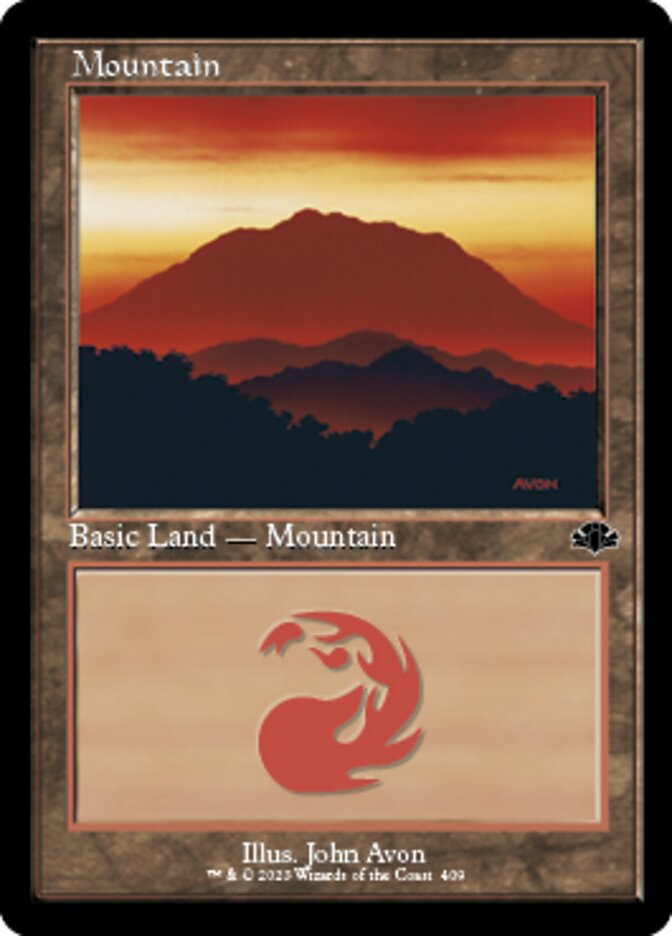 Mountain (409) (Retro) [Dominaria Remastered] | Galaxy Games LLC