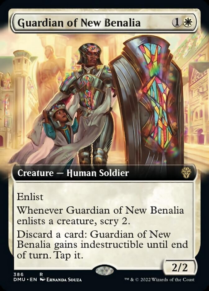 Guardian of New Benalia (Extended Art) [Dominaria United] | Galaxy Games LLC