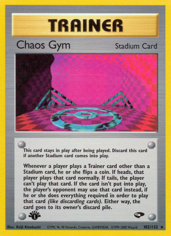 Chaos Gym (102/132) [Gym Challenge 1st Edition] | Galaxy Games LLC