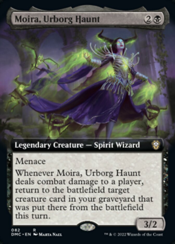 Moira, Urborg Haunt (Extended Art) [Dominaria United Commander] | Galaxy Games LLC