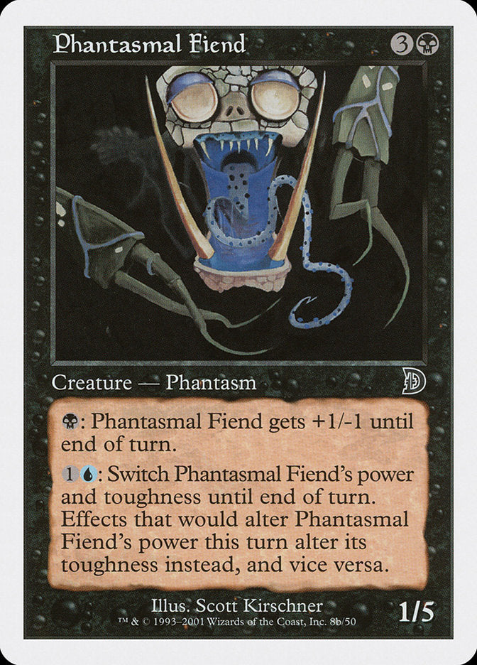 Phantasmal Fiend (Black Background) [Deckmasters] | Galaxy Games LLC