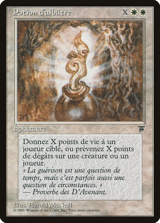 Alabaster Potion (French) - "Potion d'albatre" [Renaissance] | Galaxy Games LLC