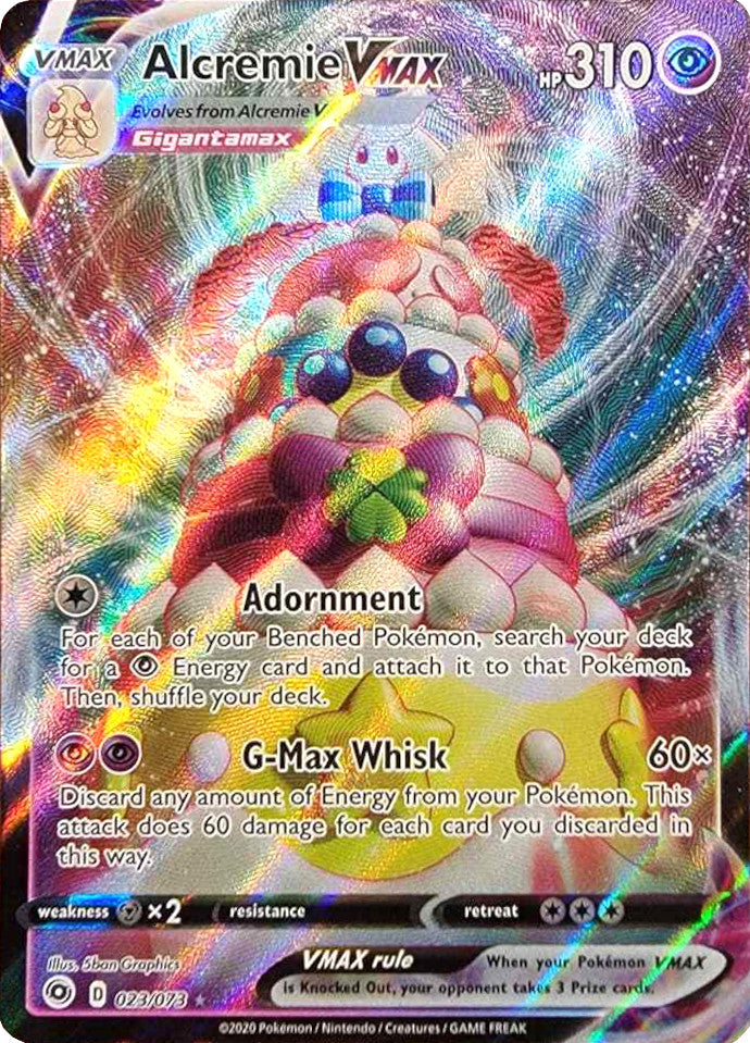 Alcremie VMAX (023/073) [Prize Pack Series One] | Galaxy Games LLC