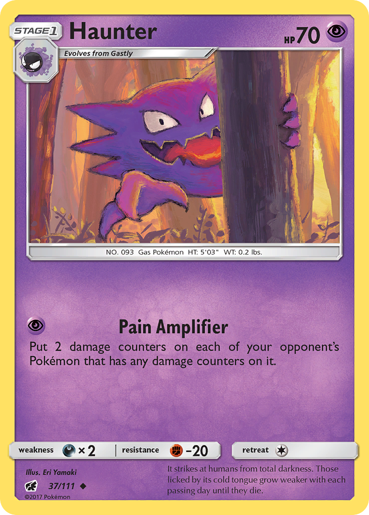 Haunter (37/111) [Sun & Moon: Crimson Invasion] | Galaxy Games LLC