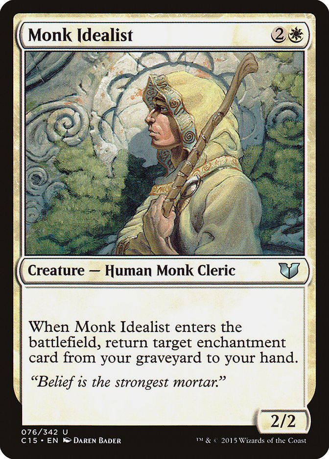 Monk Idealist [Commander 2015] | Galaxy Games LLC