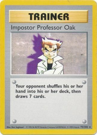 Impostor Professor Oak (73/102) [Base Set Shadowless Unlimited] | Galaxy Games LLC