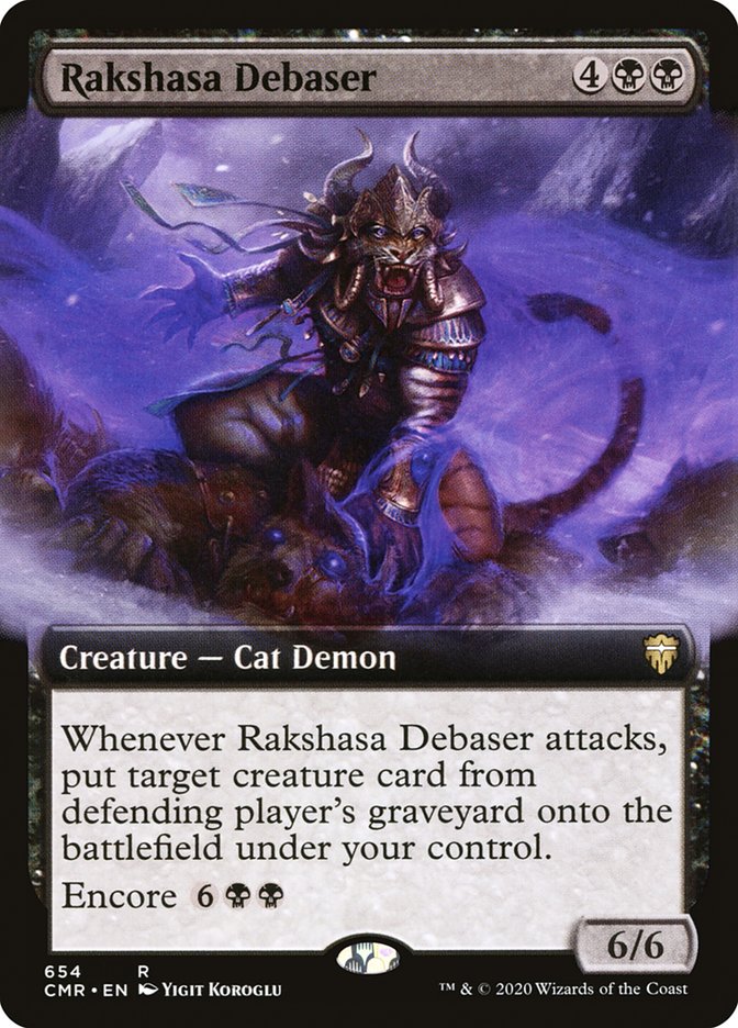 Rakshasa Debaser (Extended Art) [Commander Legends] | Galaxy Games LLC