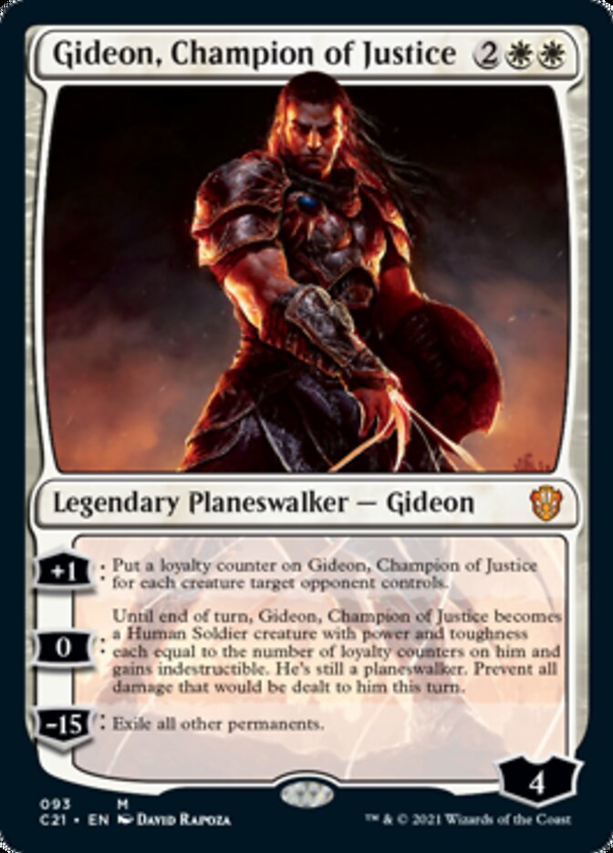 Gideon, Champion of Justice [Commander 2021] | Galaxy Games LLC