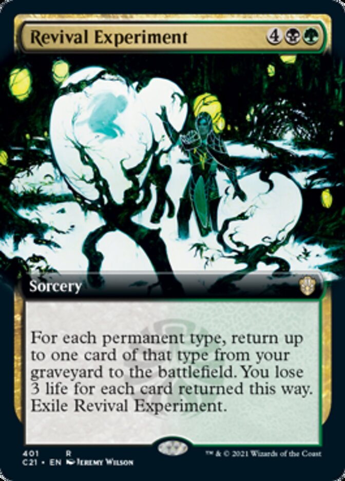 Revival Experiment (Extended Art) [Commander 2021] | Galaxy Games LLC