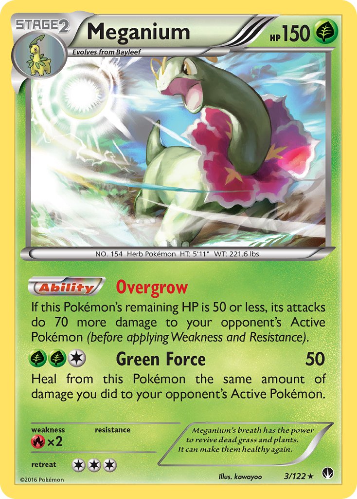 Meganium (3/122) (Cosmos Holo) (Blister Exclusive) [XY: BREAKpoint] | Galaxy Games LLC