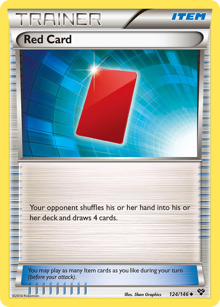 Red Card (124/146) [XY: Base Set] | Galaxy Games LLC