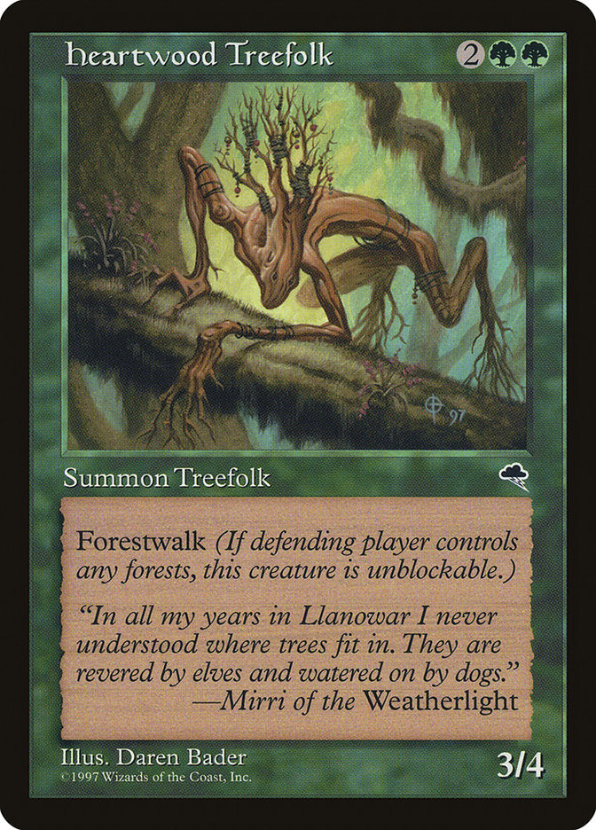 Heartwood Treefolk [Tempest] | Galaxy Games LLC