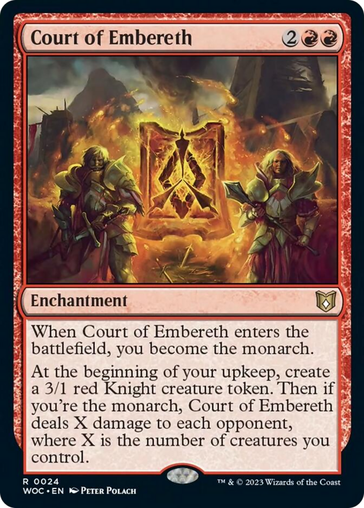 Court of Embereth [Wilds of Eldraine Commander] | Galaxy Games LLC