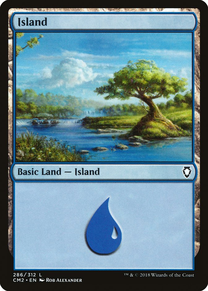 Island (286) [Commander Anthology Volume II] | Galaxy Games LLC