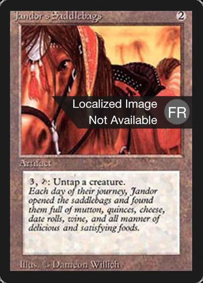 Jandor's Saddlebags [Foreign Black Border] | Galaxy Games LLC