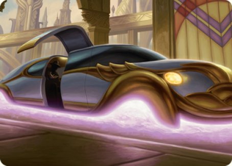 Mysterious Limousine Art Card [Streets of New Capenna Art Series] | Galaxy Games LLC