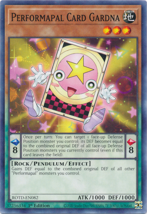 Performapal Card Gardna [ROTD-EN082] Common | Galaxy Games LLC