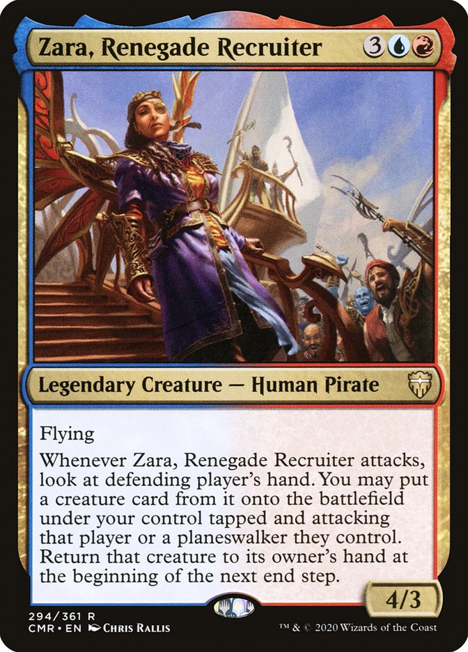 Zara, Renegade Recruiter [Commander Legends] | Galaxy Games LLC