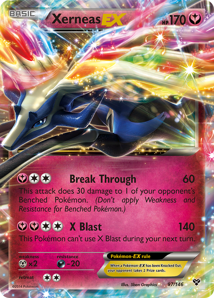 Xerneas EX (97/146) [XY: Base Set] | Galaxy Games LLC