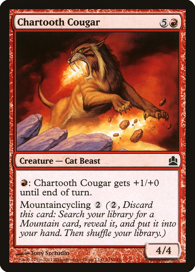 Chartooth Cougar [Commander 2011] | Galaxy Games LLC