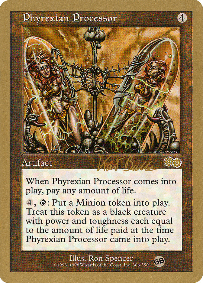 Phyrexian Processor (Kai Budde) (SB) [World Championship Decks 1999] | Galaxy Games LLC