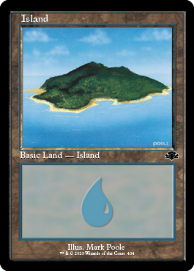 Island (404) (Retro) [Dominaria Remastered] | Galaxy Games LLC