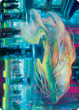 Skyswimmer Koi Art Card [Kamigawa: Neon Dynasty Art Series] | Galaxy Games LLC