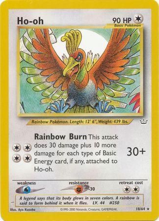 Ho-oh (18/64) [Neo Revelation Unlimited] | Galaxy Games LLC