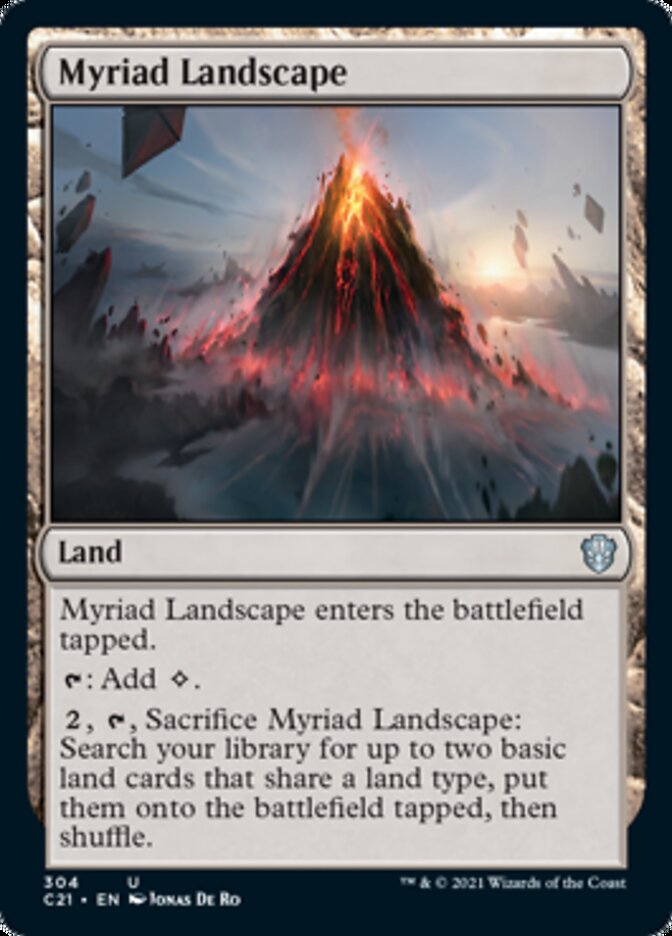 Myriad Landscape [Commander 2021] | Galaxy Games LLC