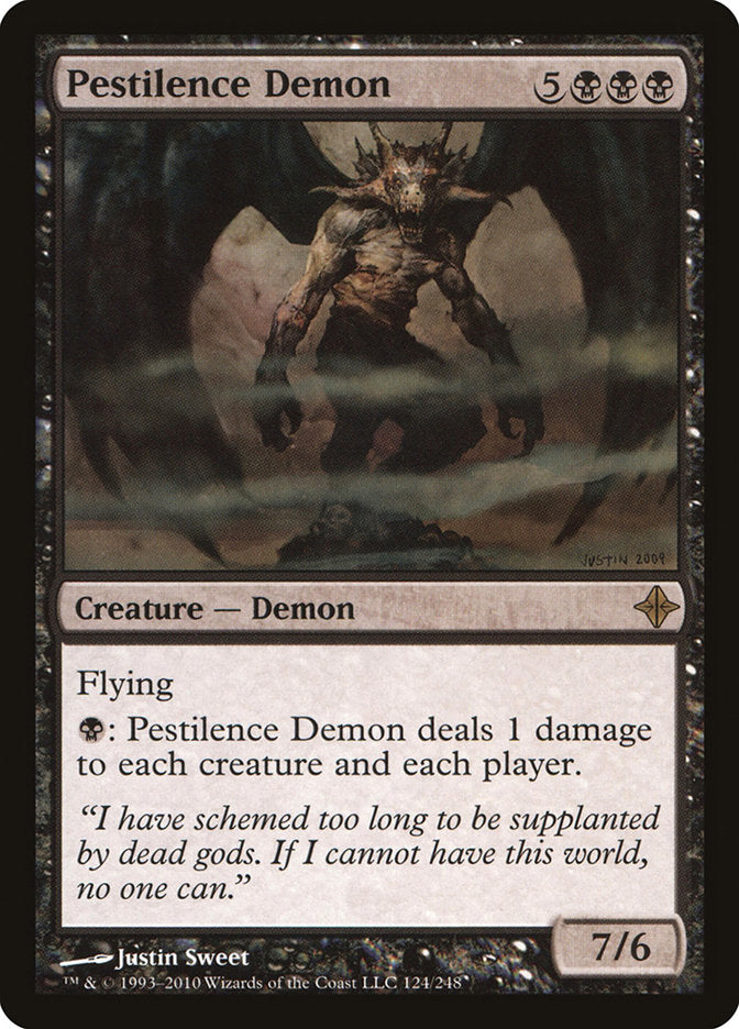 Pestilence Demon [Rise of the Eldrazi] | Galaxy Games LLC