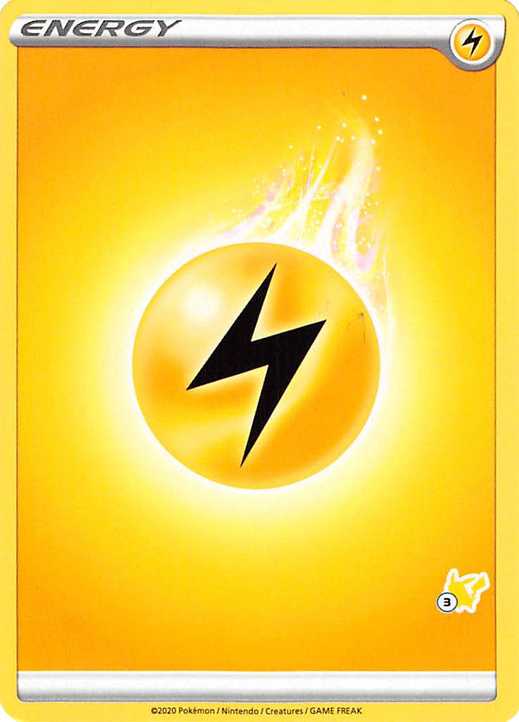 Lightning Energy (Pikachu Stamp #3) [Battle Academy 2022] | Galaxy Games LLC