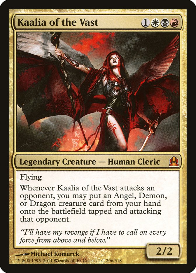 Kaalia of the Vast [Commander 2011] | Galaxy Games LLC