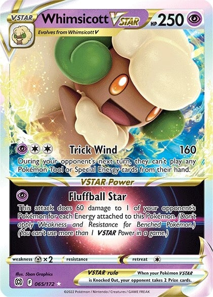 Whimsicott VSTAR (065/172) [Sword & Shield: Brilliant Stars] | Galaxy Games LLC