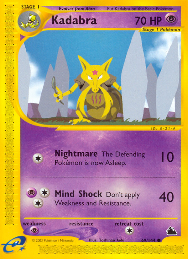 Kadabra (69/144) [Skyridge] | Galaxy Games LLC