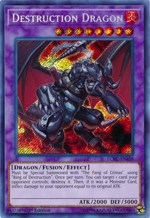 Destruction Dragon [LCKC-EN108] Secret Rare | Galaxy Games LLC