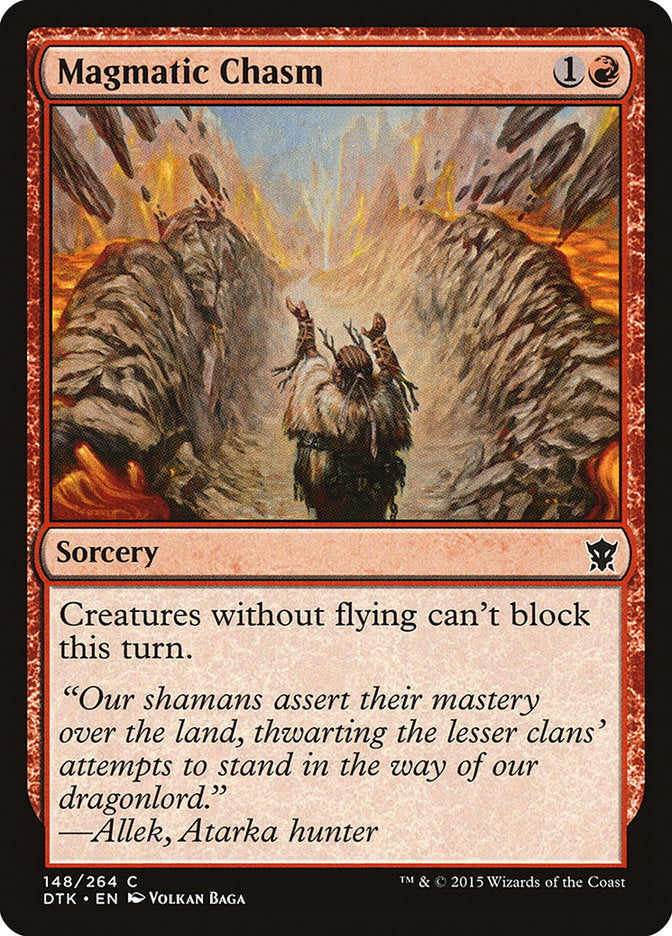 Magmatic Chasm [Dragons of Tarkir] | Galaxy Games LLC