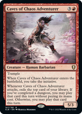Caves of Chaos Adventurer [Commander Legends: Battle for Baldur's Gate] | Galaxy Games LLC