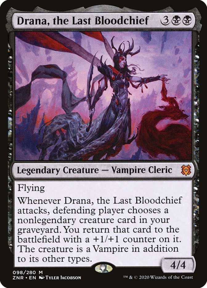 Drana, the Last Bloodchief [Zendikar Rising] | Galaxy Games LLC