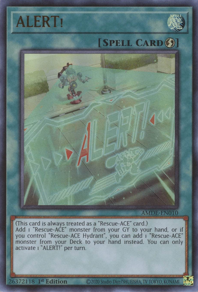 ALERT! [AMDE-EN010] Ultra Rare | Galaxy Games LLC