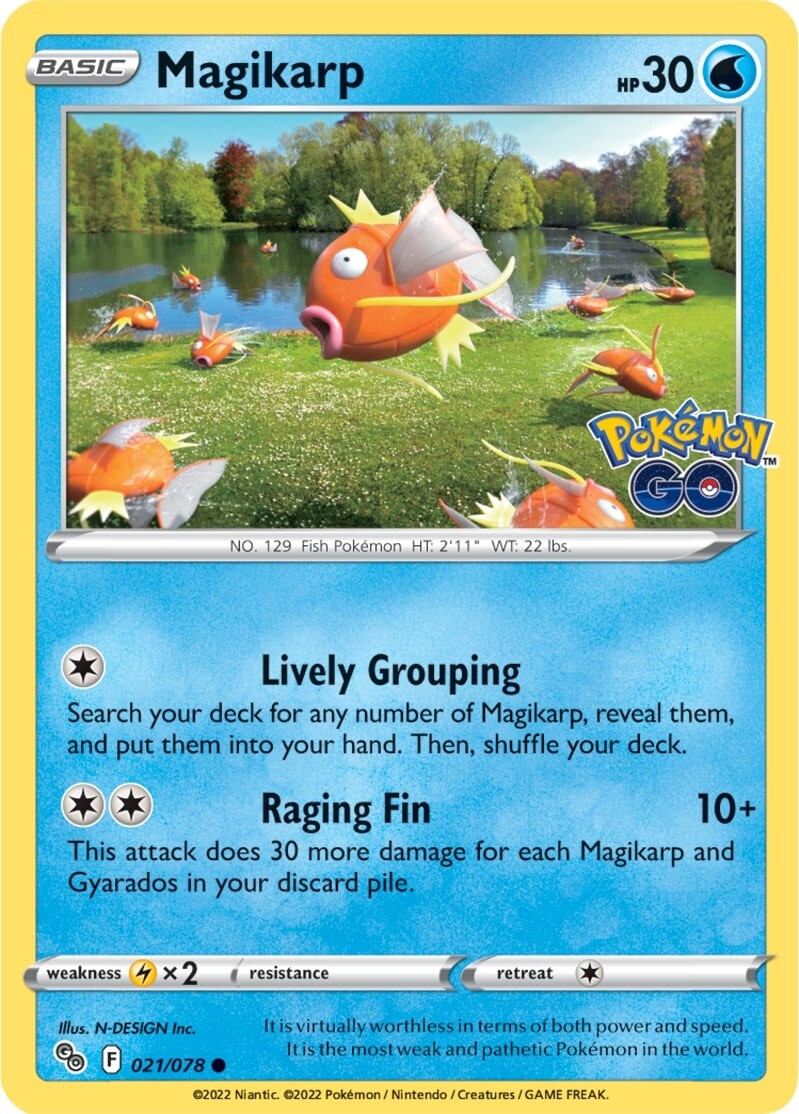 Magikarp (021/078) [Pokémon GO] | Galaxy Games LLC