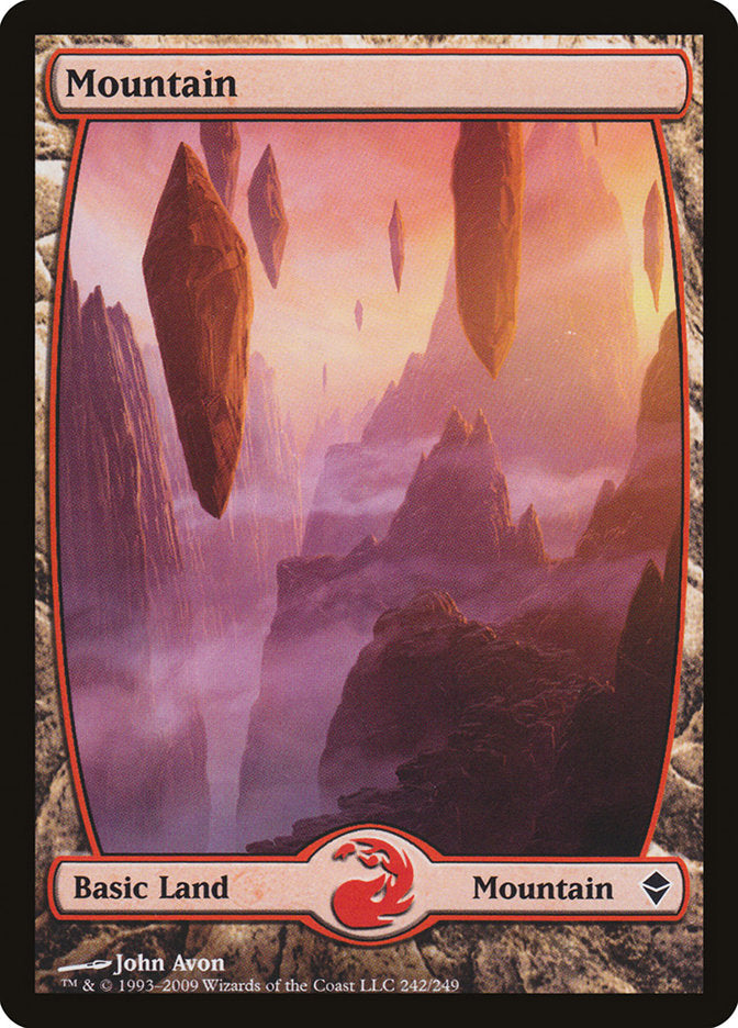 Mountain (242) [Zendikar] | Galaxy Games LLC