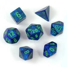 Chessex: D6 Lustrous™ DICE SET - 16MM | Galaxy Games LLC