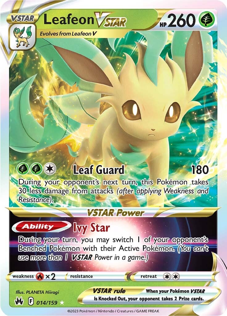 Leafeon VSTAR (014/159) [Sword & Shield: Crown Zenith] | Galaxy Games LLC