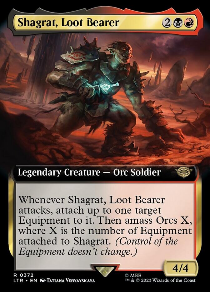 Shagrat, Loot Bearer (Extended Art) [The Lord of the Rings: Tales of Middle-Earth] | Galaxy Games LLC