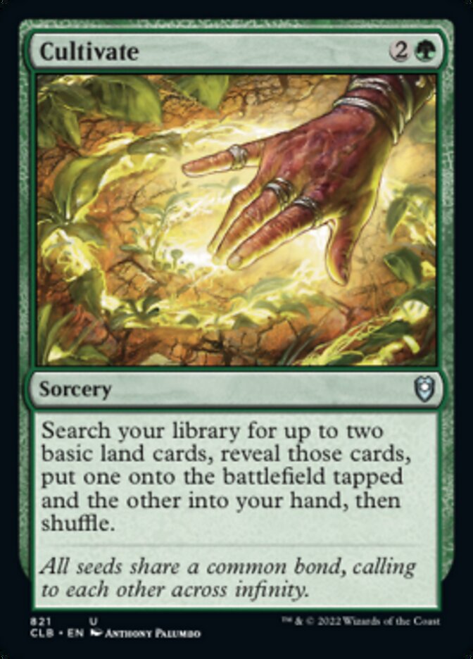 Cultivate [Commander Legends: Battle for Baldur's Gate] | Galaxy Games LLC