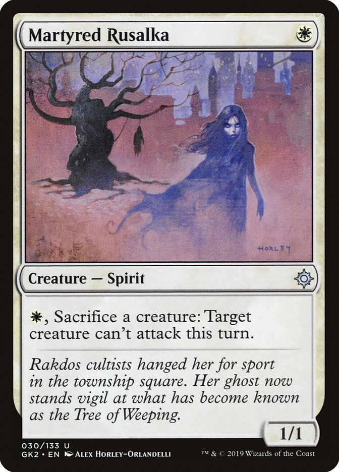 Martyred Rusalka [Ravnica Allegiance Guild Kit] | Galaxy Games LLC