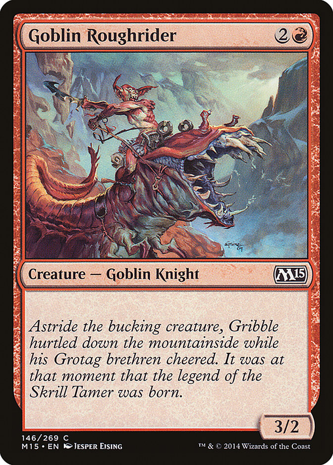 Goblin Roughrider [Magic 2015] | Galaxy Games LLC