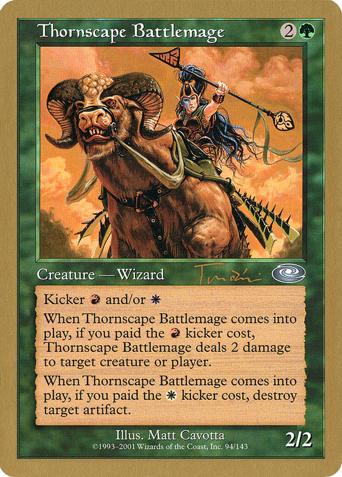 Thornscape Battlemage (Jan Tomcani) [World Championship Decks 2001] | Galaxy Games LLC