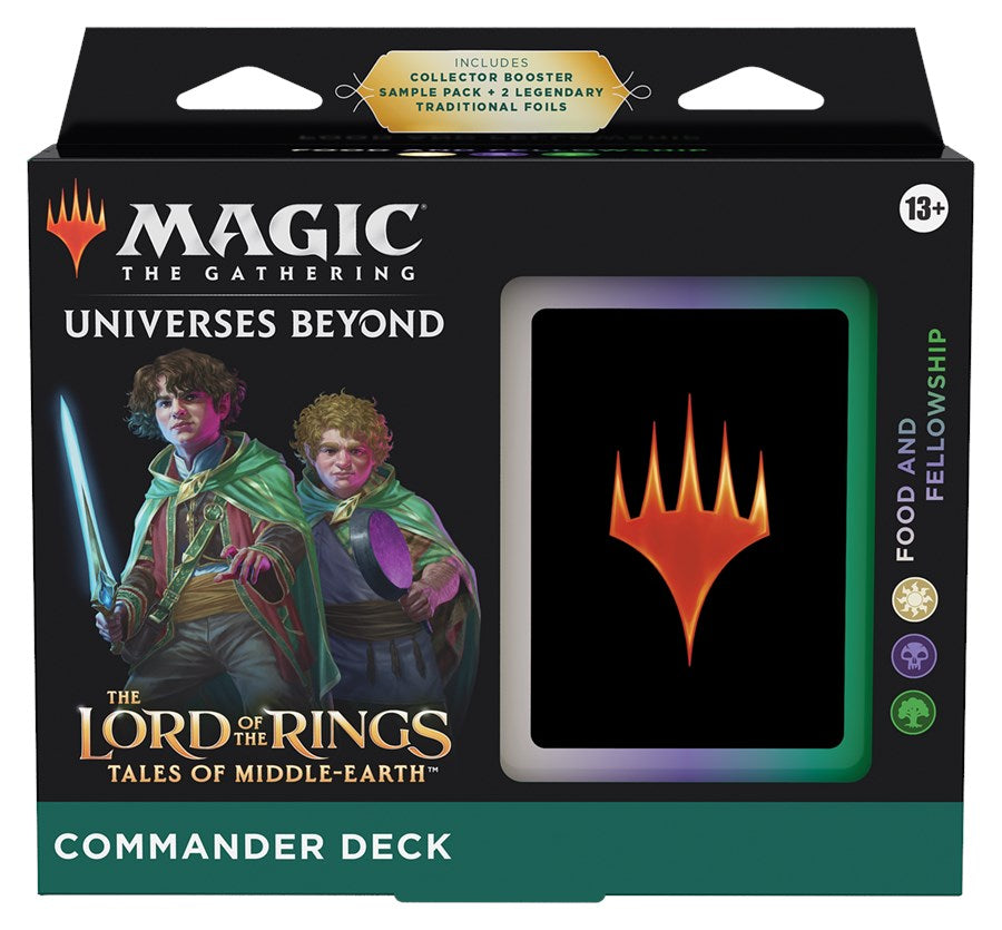 The Lord of the Rings: Tales of Middle-earth - Commander Deck (Food and Fellowship) | Galaxy Games LLC
